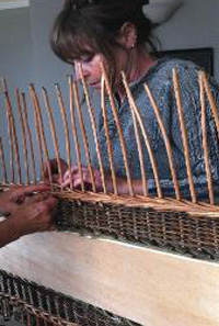 weaving a willow coffin